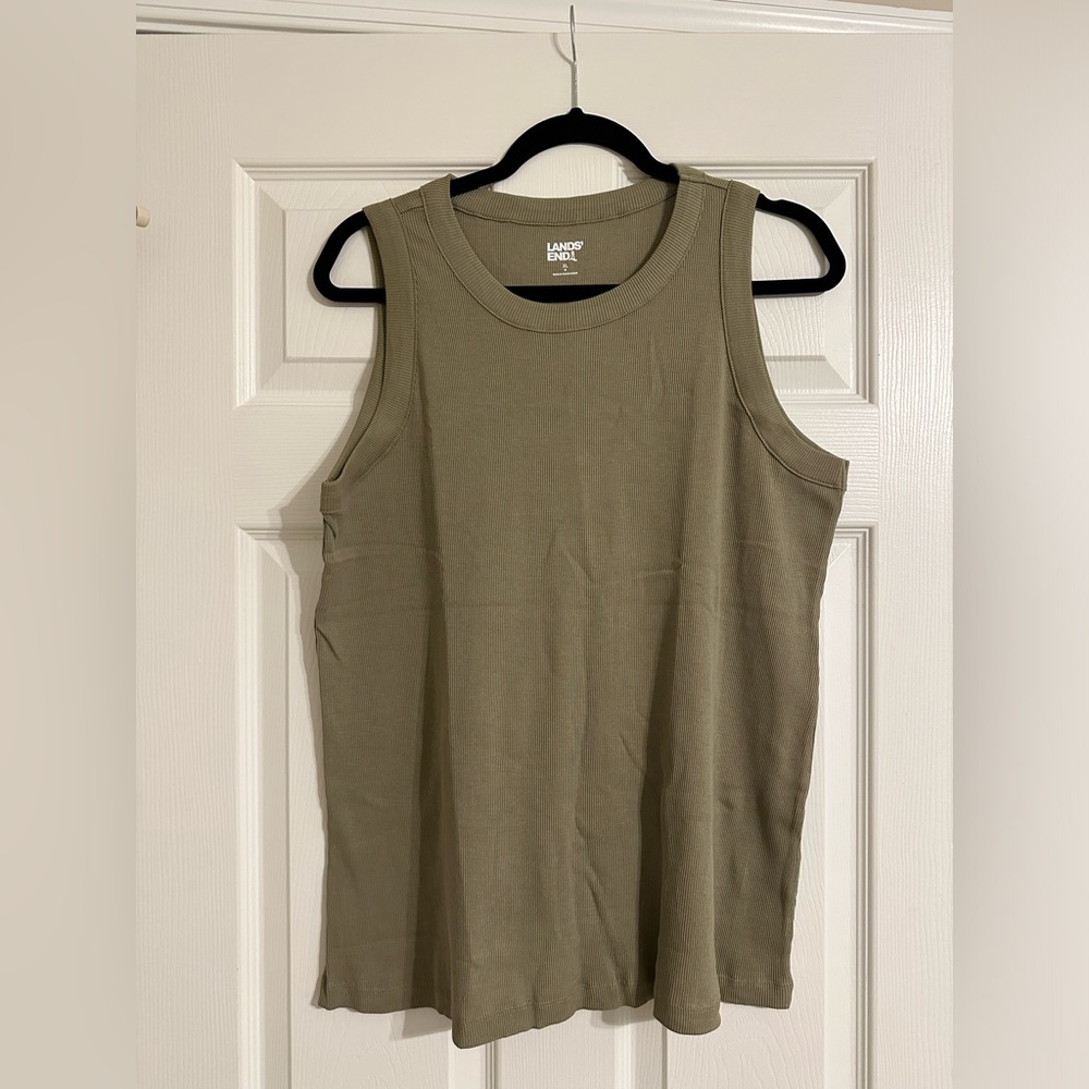 Lands End ribbed tank top